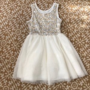 TCP Girls Easter Dress Cream and Gold Size 10-12